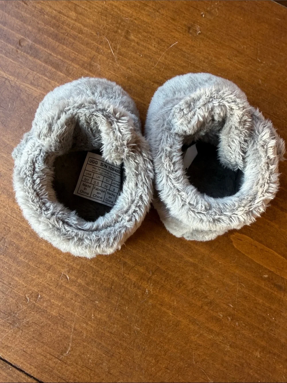 UGG Gray Infant Booties